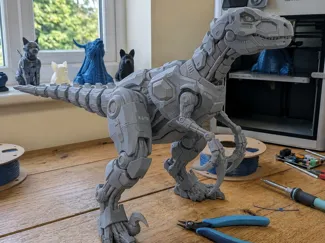 Mecha Velocirraptor Mecánico