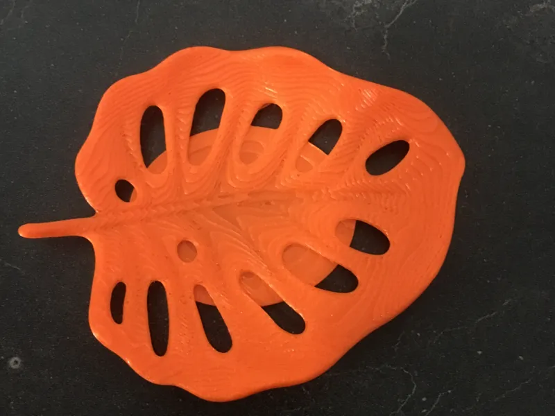 leaf soap holder