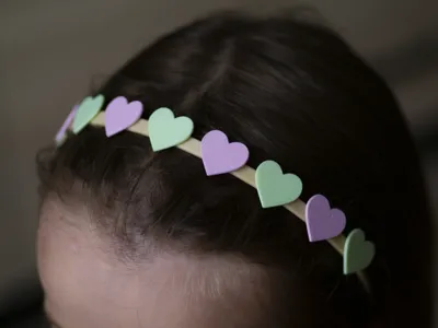 Cute Heart Headband
