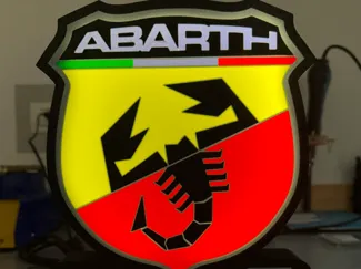 Lampada Abarth con illuminazione LED
