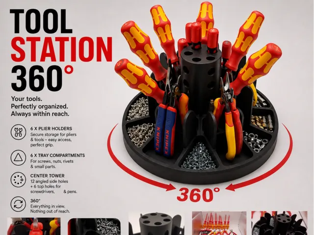 Tool Station 360 Werkzeug Organizer 360