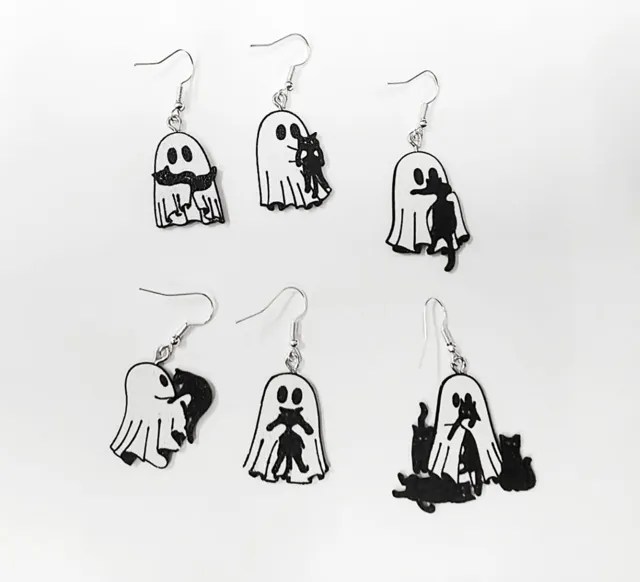 Ghost Halloween Earrings