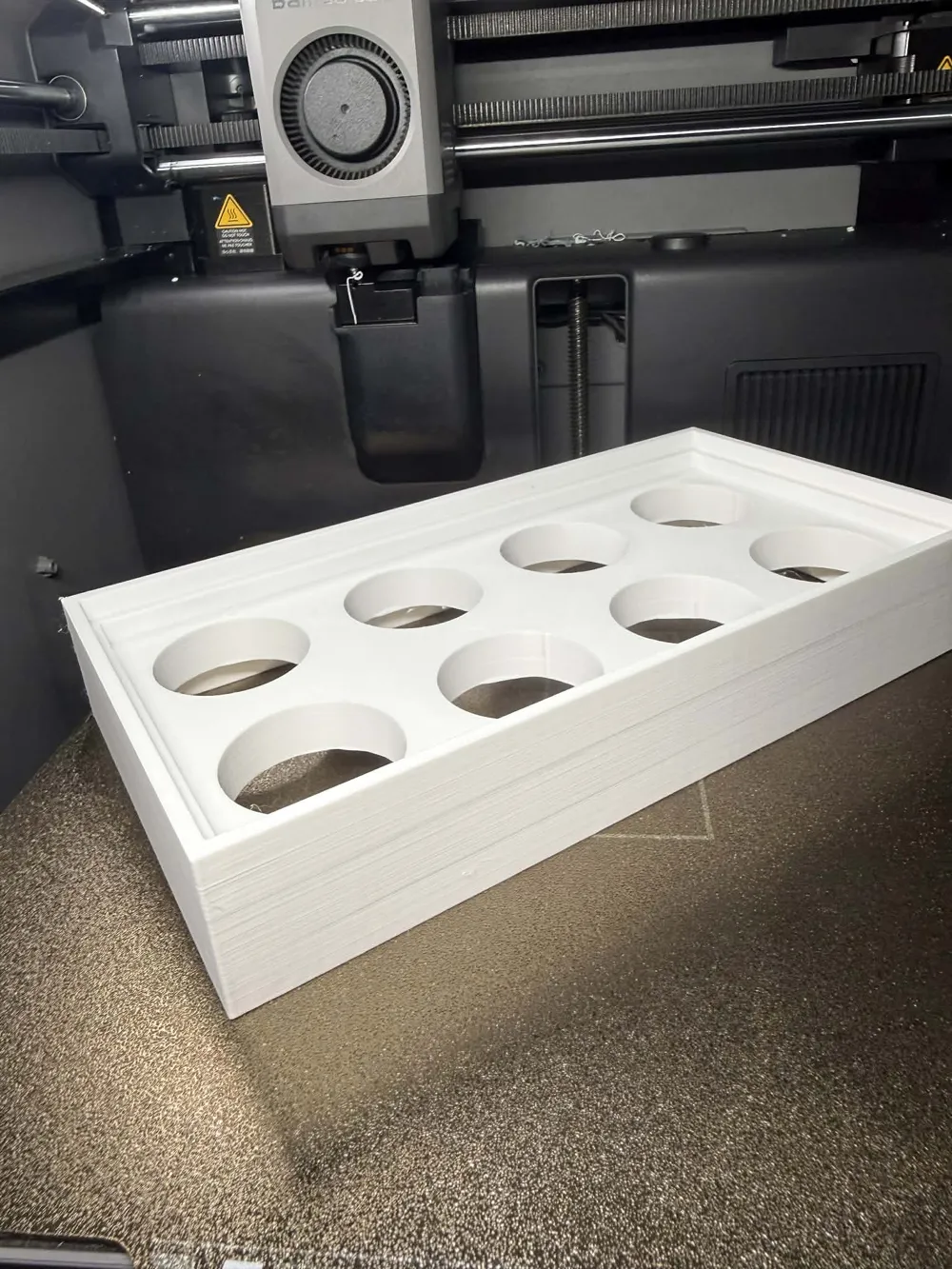 Modern Egg Holder – Minimalist 8 Egg Organizer - Free 3D Print Model ...