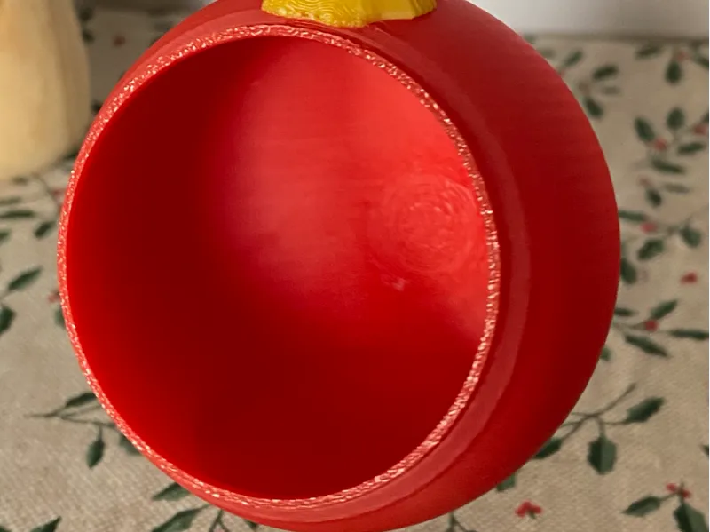 Boule de noël vide personnalisable