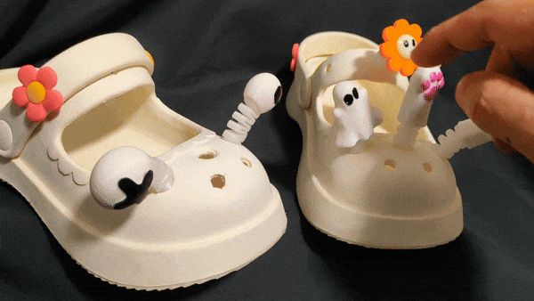 They dance on the shoes