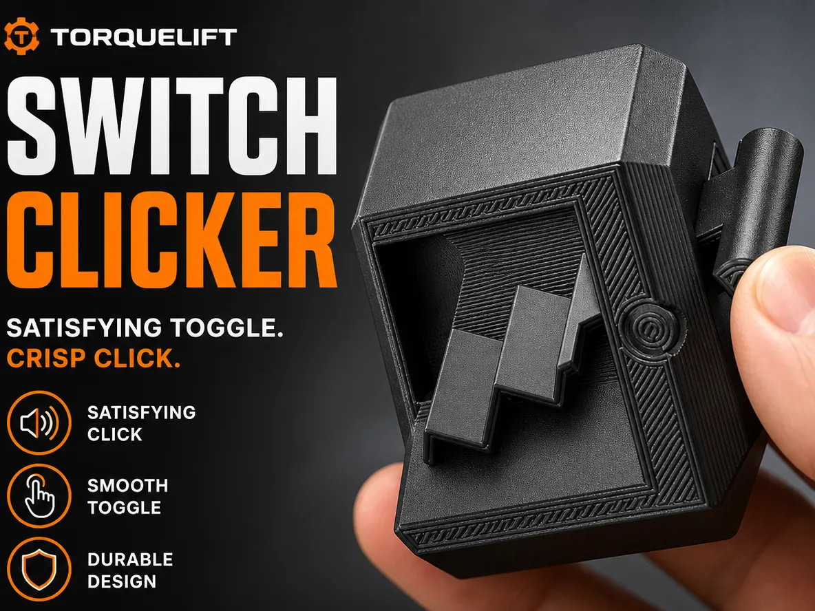 Satisfying clicker switch - Free 3D Print Model - MakerWorld