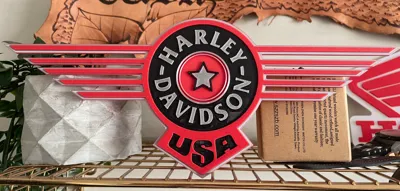 Harley Davidson Fatboy Plaque
