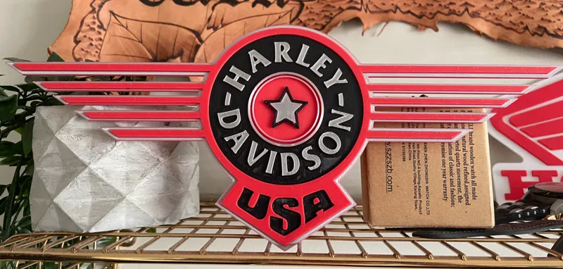 Harley Davidson Fatboy Plaque