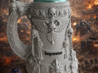 Dosenhalter Krug im Wa*hammer 40k Style