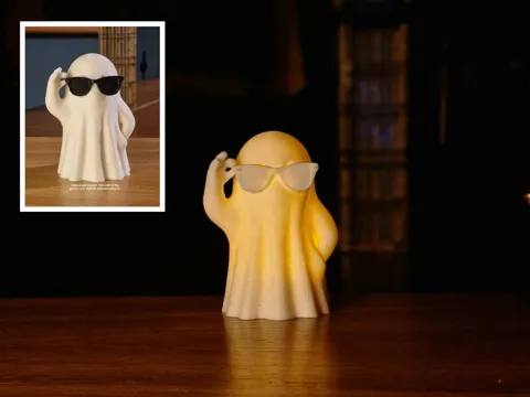 Adorno temático: Geist Cool - LED Teelicht — referencia de MakerWorld