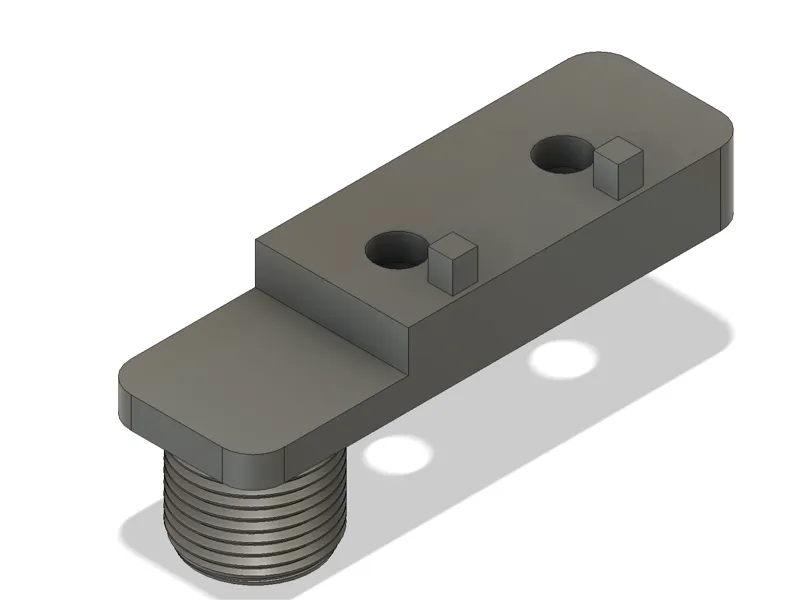Microphone mount that fits Toshiba Fire TV edition