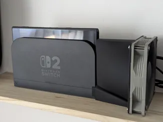 Nintendo Switch 2 Dock Cooling Fan Adapter (120mm)