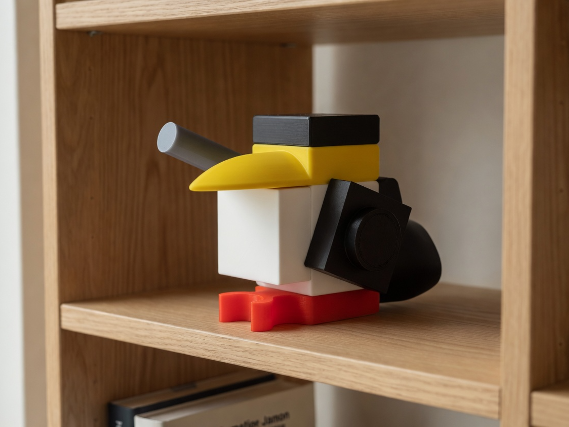 Penguin Minion – Stylized Brick-Inspired Figure