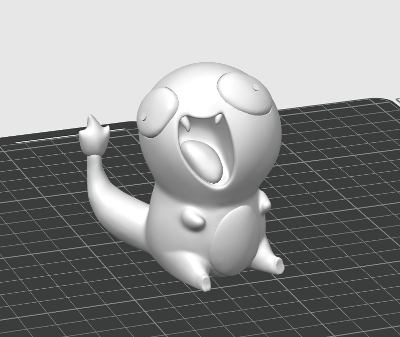 Miniatura 2 do modelo 3D Pokemon智慧的宝可梦 小火龙 多色分件(no ams)