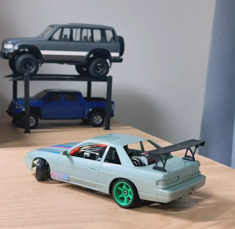 1/24 JDM漂移蚊车 遥控模型  尾翼 扰流板 