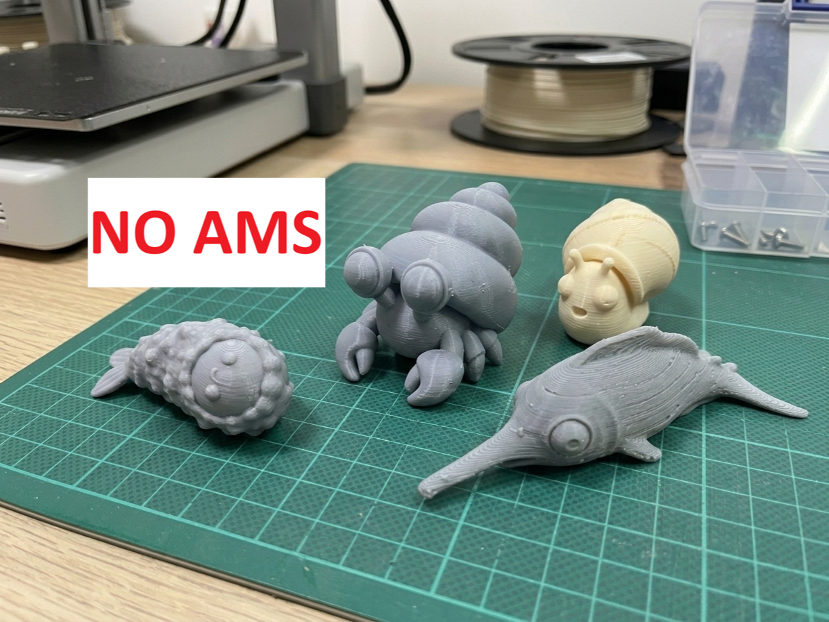 超可愛海洋動物桌面玩具| 5 款設計