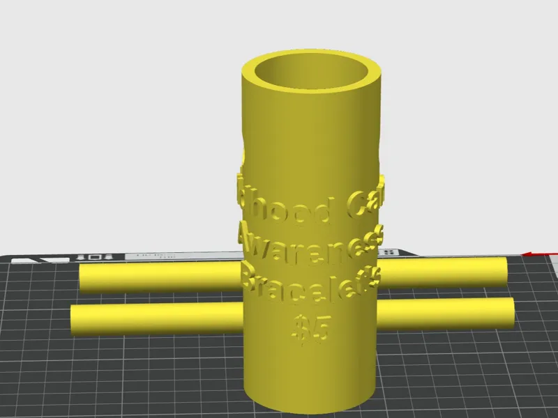 Childhood cancer awareness Bracelet stand