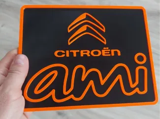 Citroen AMI front plate, without AMS