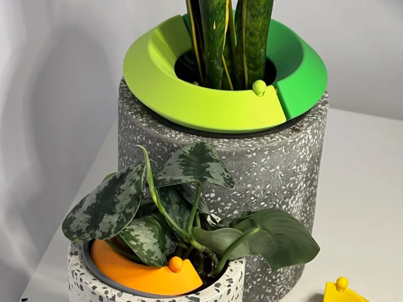 Plant self-watering system