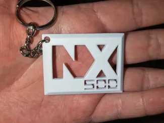 Honda NX 500 Keychain – Minimal Logo | No Supports