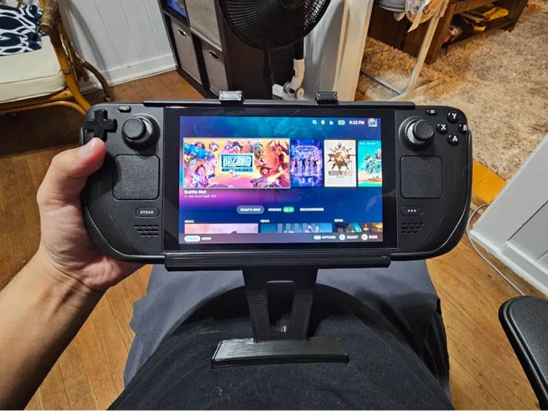 Steam Deck with Case Belly Stand