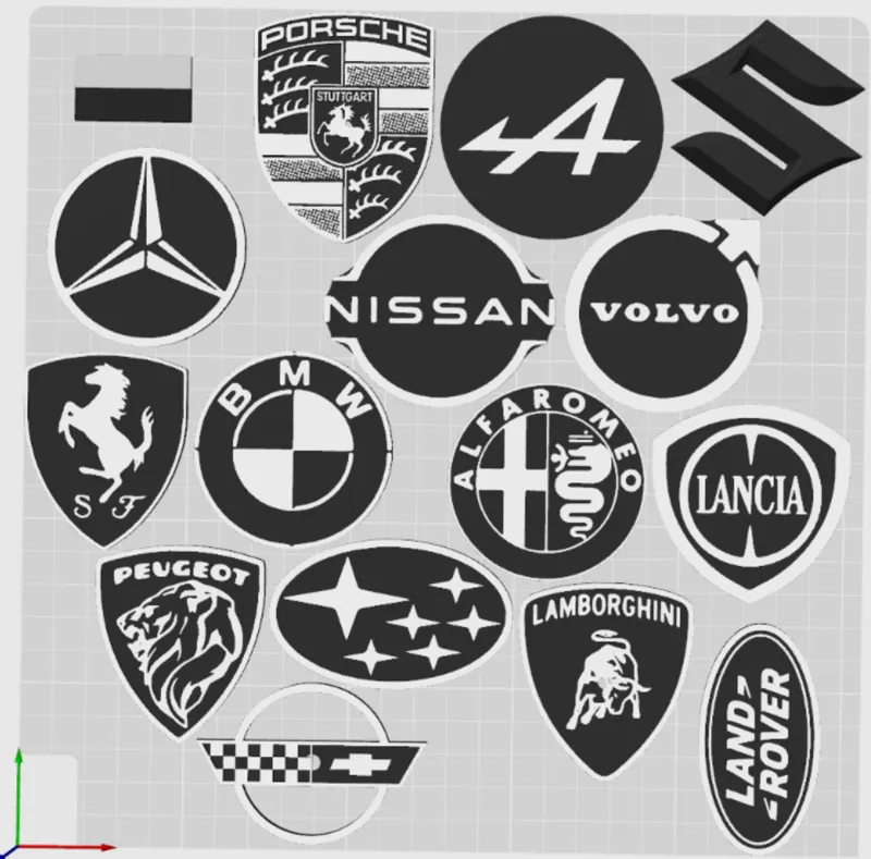 Fridge Magnets Car Logo