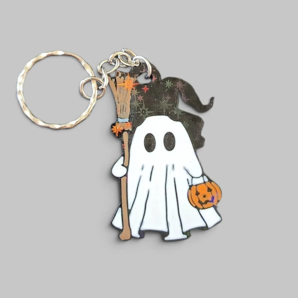 Halloween Ghost Keychain Pack - Free 3D Print Model - MakerWorld