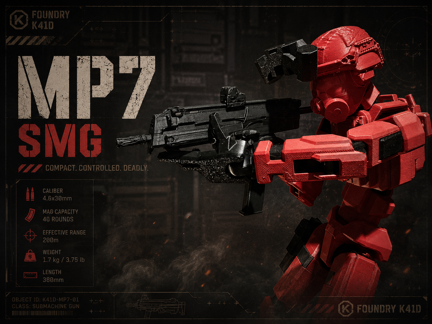 Dummy 13 MP7 SMG - Sub Machine Gun