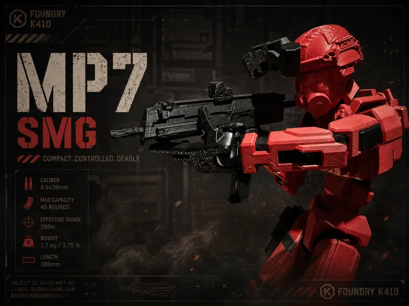 Dummy 13 MP7 SMG - Sub Machine Gun