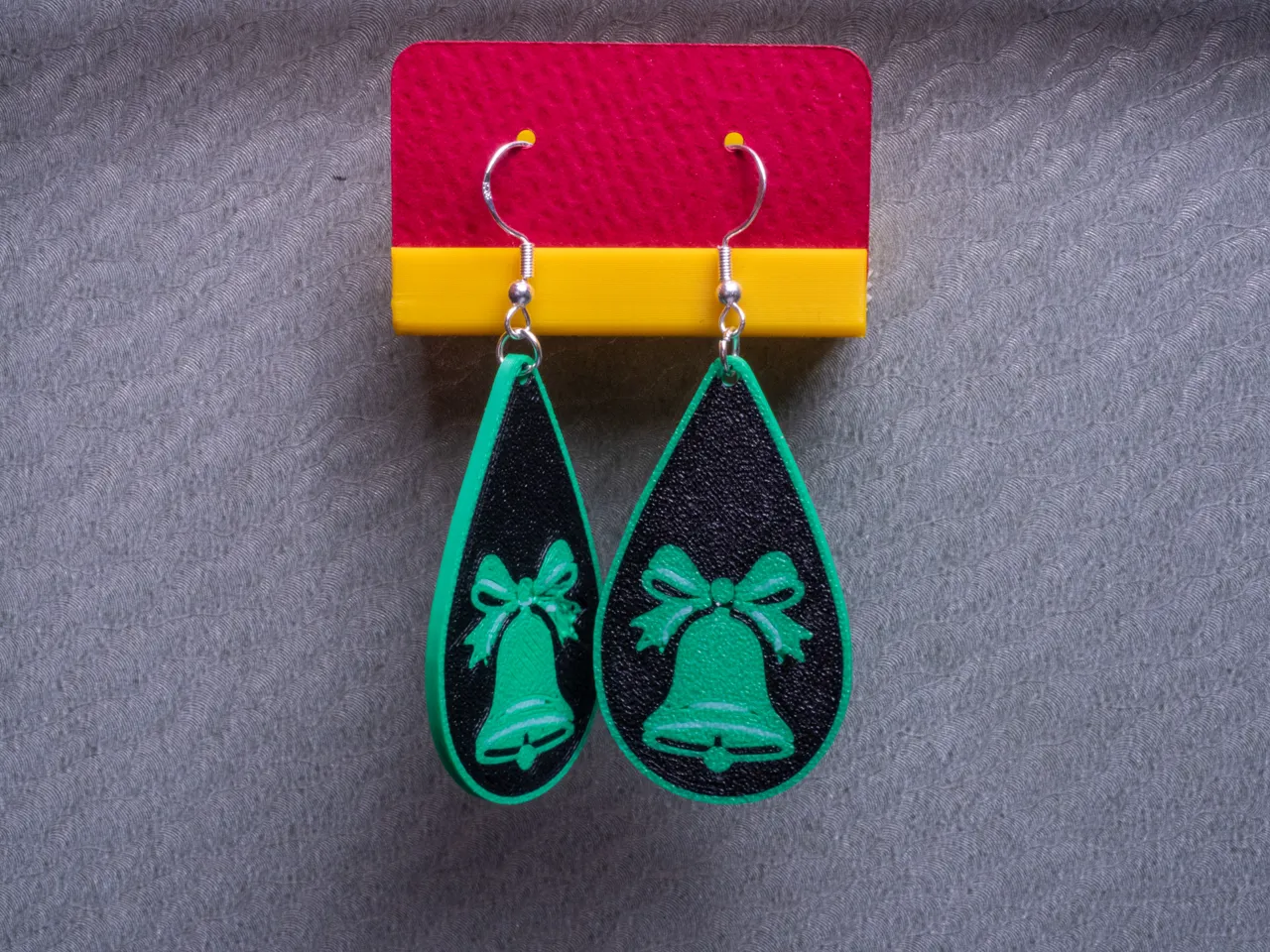 Christmas Bell Earrings view 2