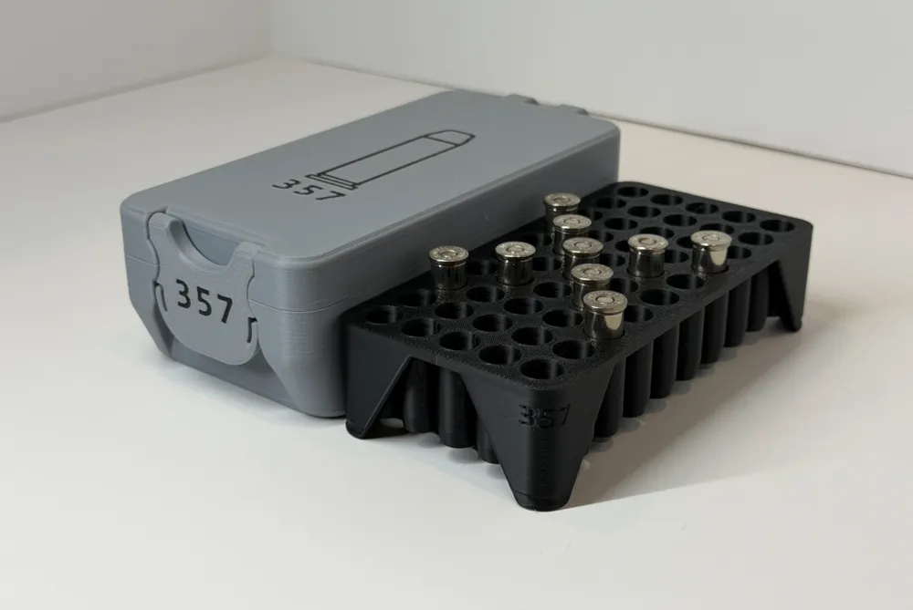 Ammo Box - 357 Magnum - 50 Rounds - Free 3D Print Model - MakerWorld