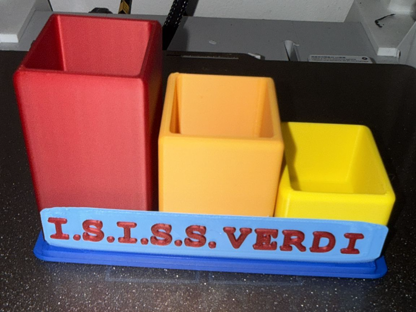 Portapenne Personalizzat Scuola 3D incastro no ams