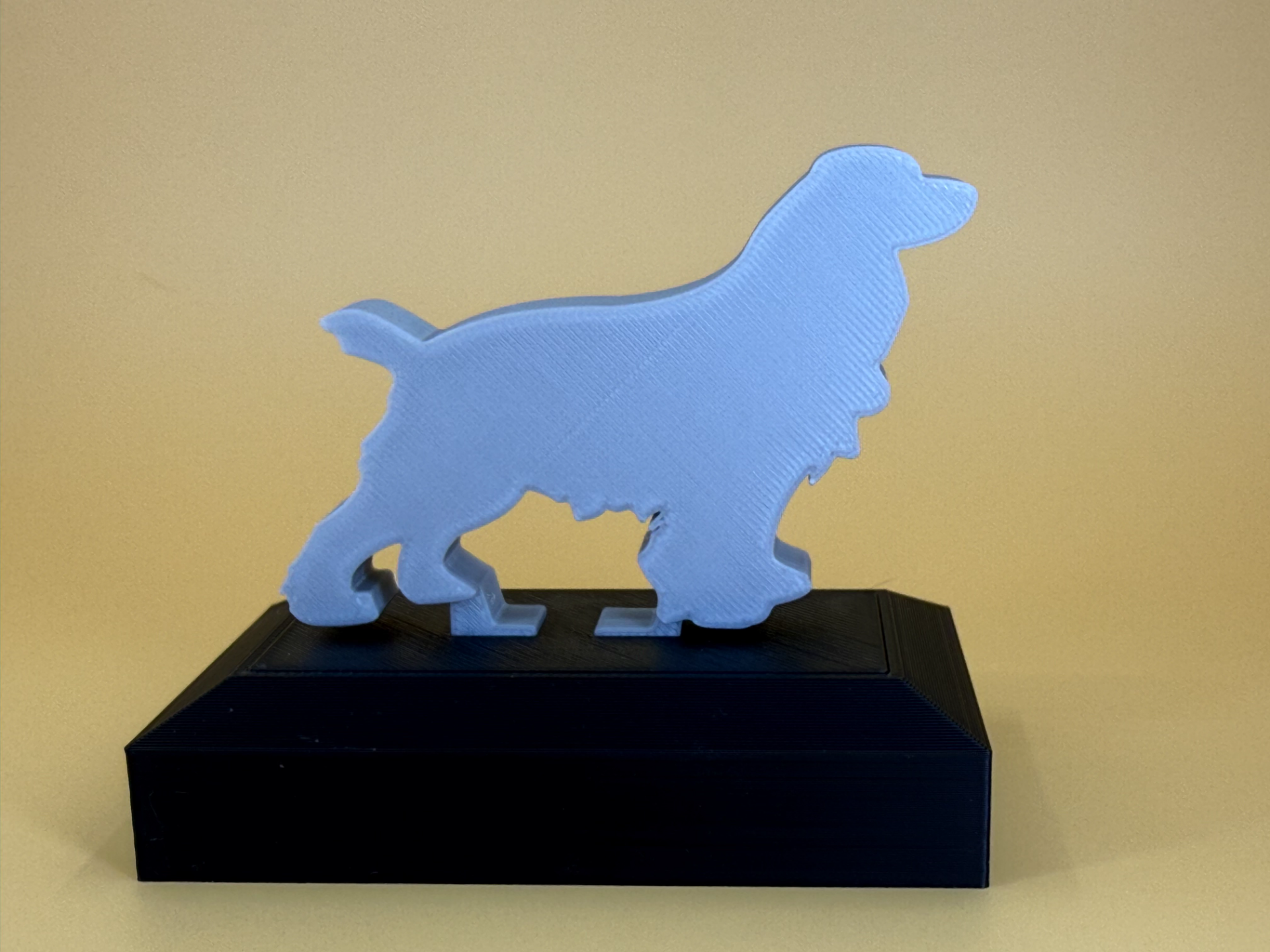 English Cocker Spaniel dog Trophy 
