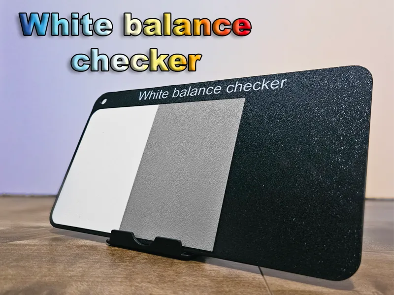 White balance checker