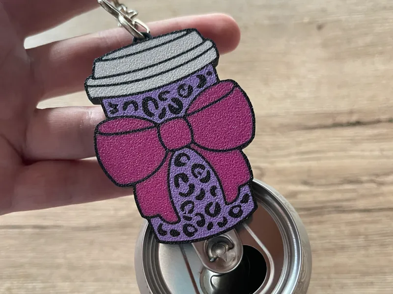 Soda can opener Cup with Bow