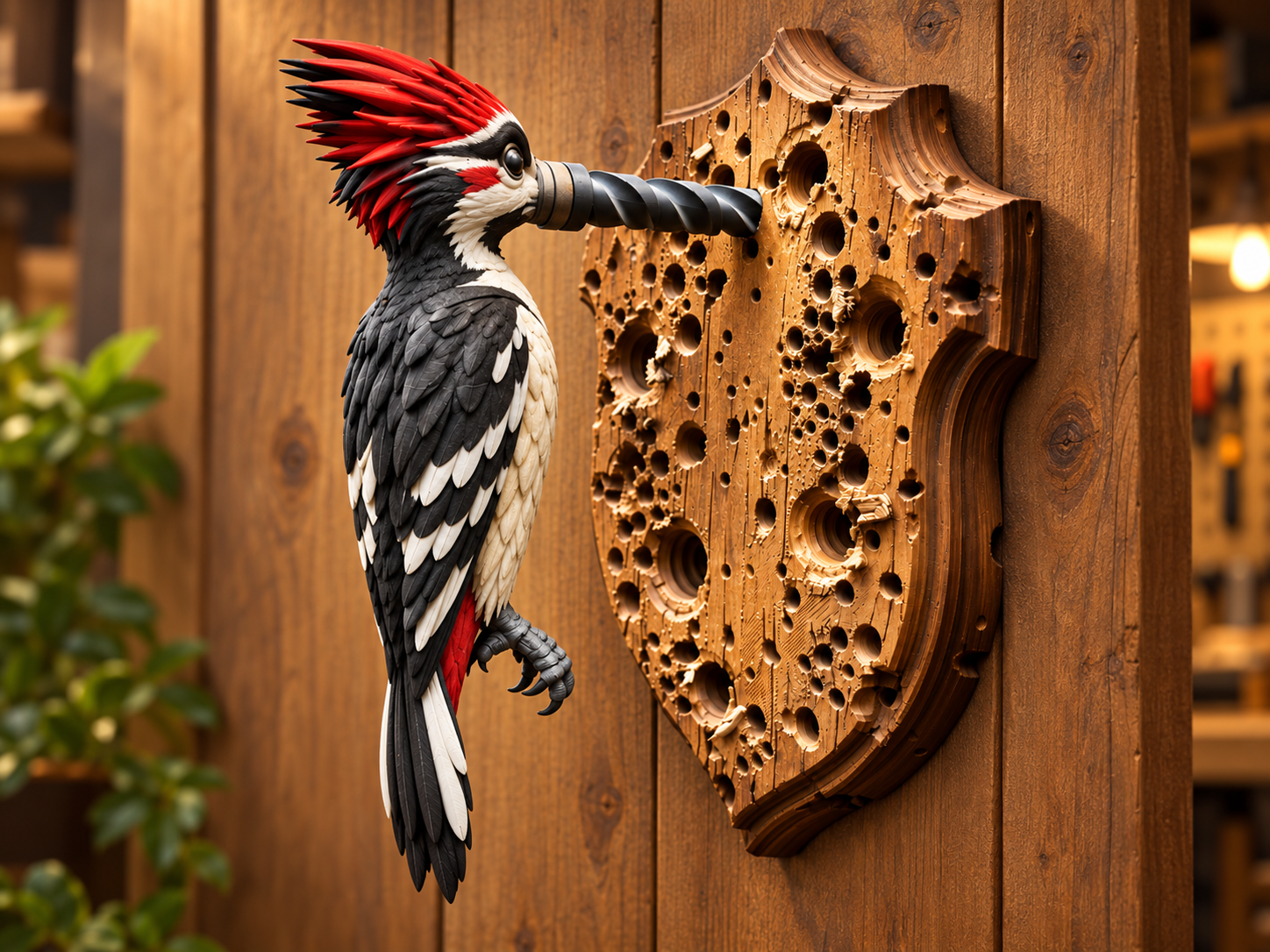 Drillpecker – Drill Woodpecker Wall Trophy - 1