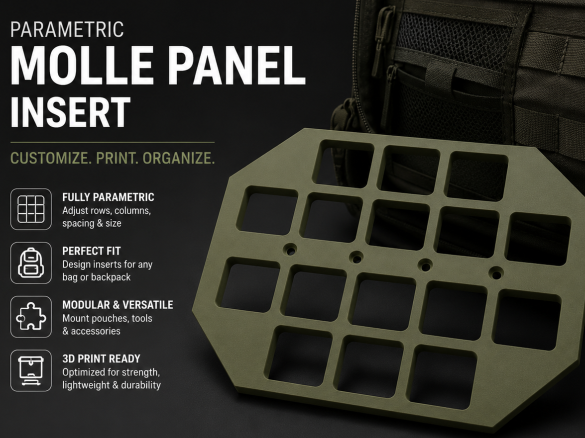Parametric Molle Panel Insert