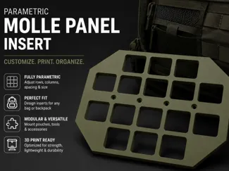 Parametric Molle Panel Insert
