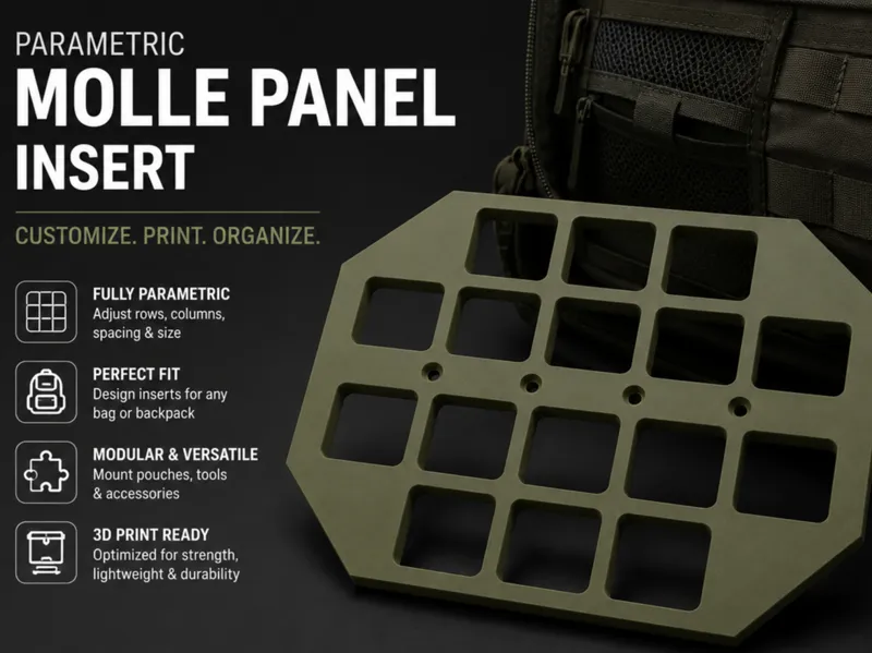Parametric Molle Panel Insert