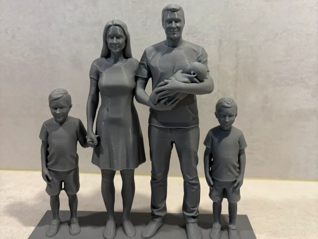 Family with 2 Boys + Baby - Free 3D Print Model - MakerWorld