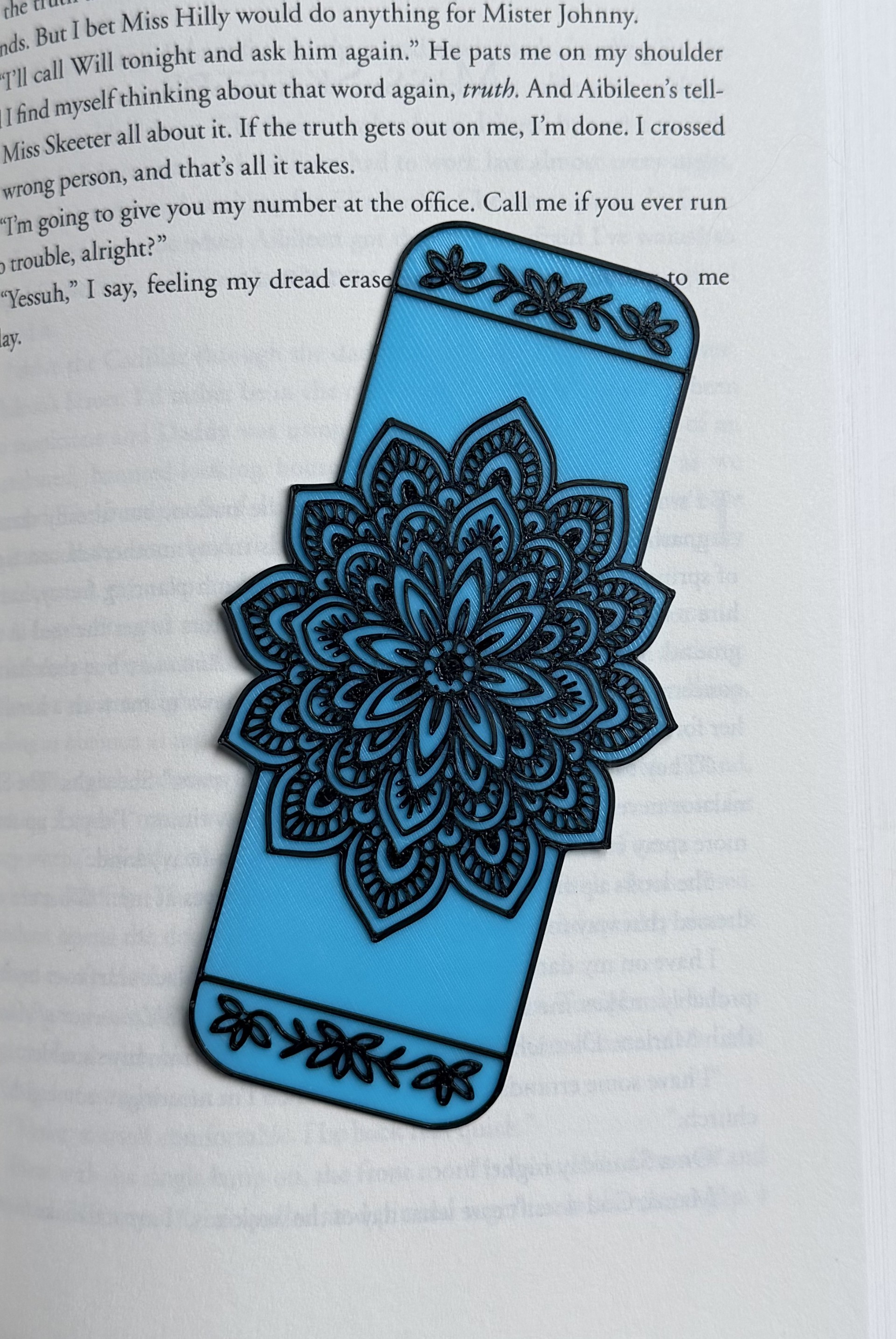 Miniatura 1 do modelo 3D Mandala bookmarks 