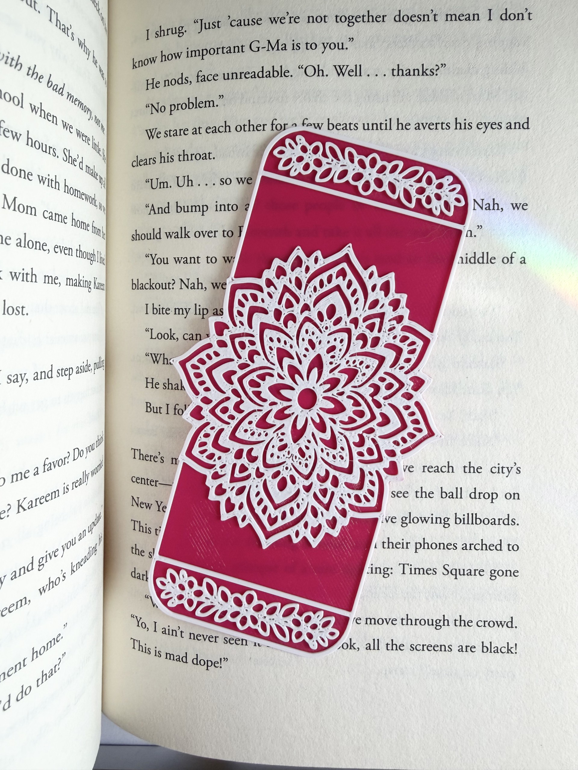 Miniatura 2 do modelo 3D Mandala bookmarks 