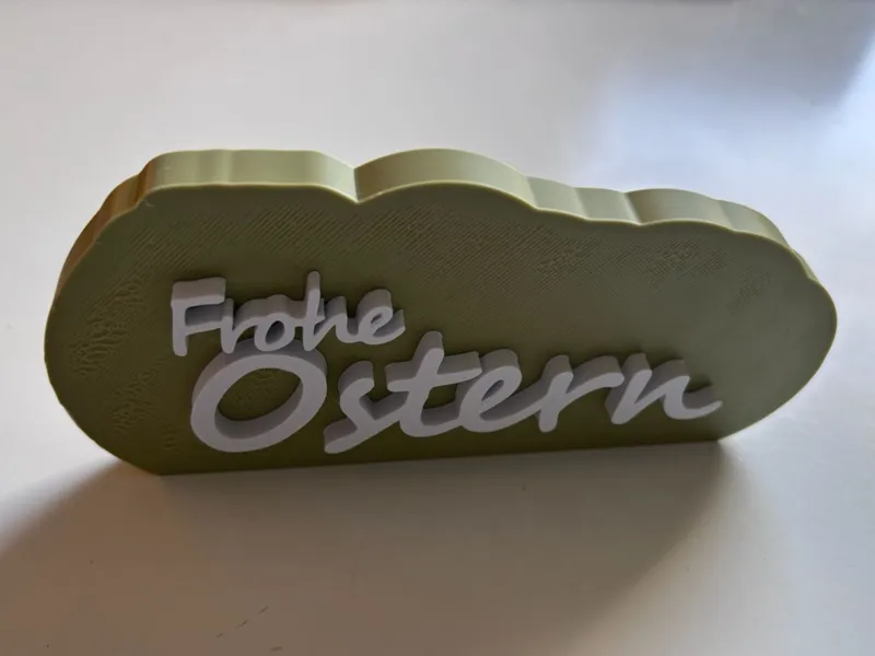 Frohe Ostern Aufsteller
