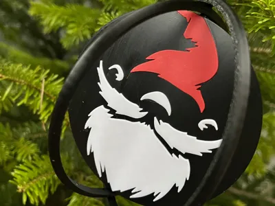 Christmas tree ornament Bearded Gnome