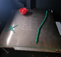 Whole Rose on single plate - No Leaves on Stem