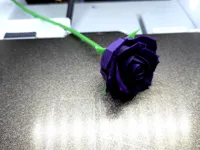 Rose w/ slot for stem - no glue required