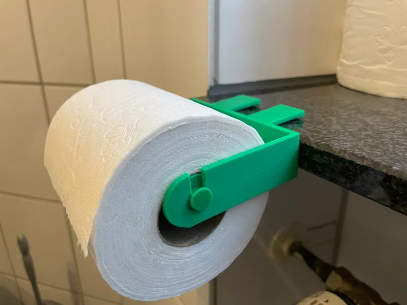 Klopapier Rollen Halter ohne Schraube/Kleber etc.