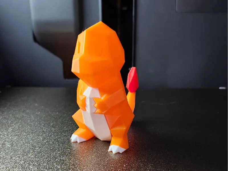 Low-Poly Charmander Multi Colour