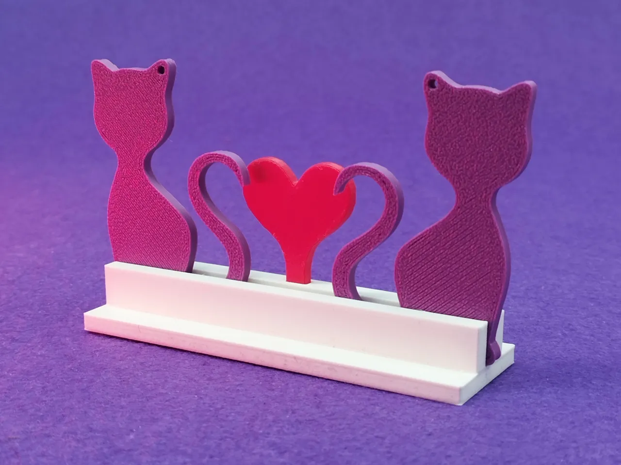 Cat Lovers Deco - optional Earrings or Keychain view 2