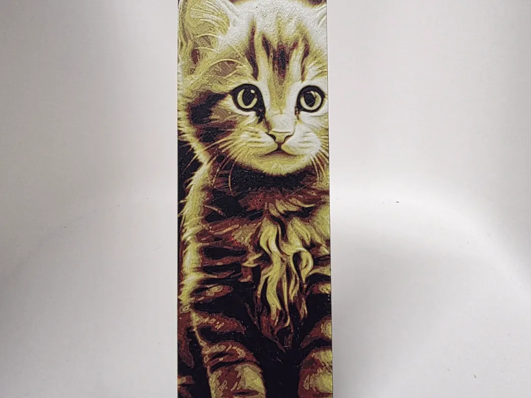 Cat Bookmark - Free 3D Print Model - MakerWorld